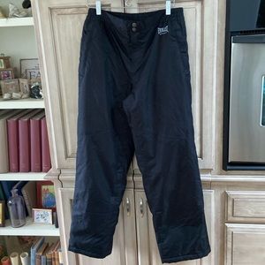 Everlast Sport ski snow pants black sz M euc
